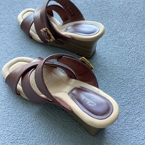Clarks collection Brown sandal, size 8.5 M
